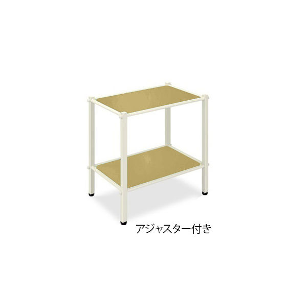 高田ベッド製作所 LSワゴン(アジャスター付き) 幅55×奥行46×高さ65cm アイボリー TB-1010-02 1台（直送品）