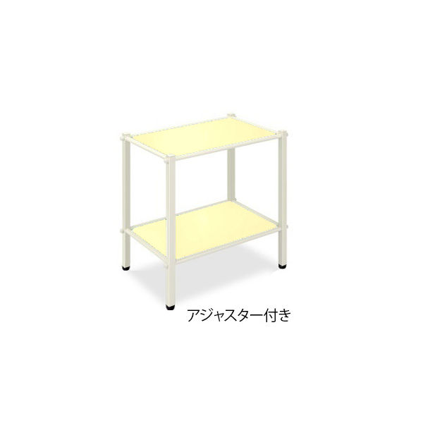 高田ベッド製作所 LSワゴン(アジャスター付き) 幅60×奥行36×高さ65cm クリーム TB-1010-02 1台 62-8624-82（直送品）