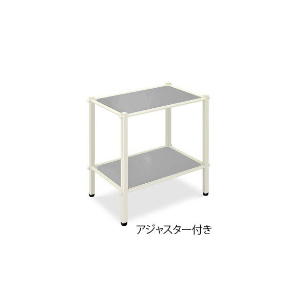 高田ベッド製作所 LSワゴン(アジャスター付き) 幅55×奥行46×高さ65cm グレー TB-1010-02 1台 62-8624-60（直送品）