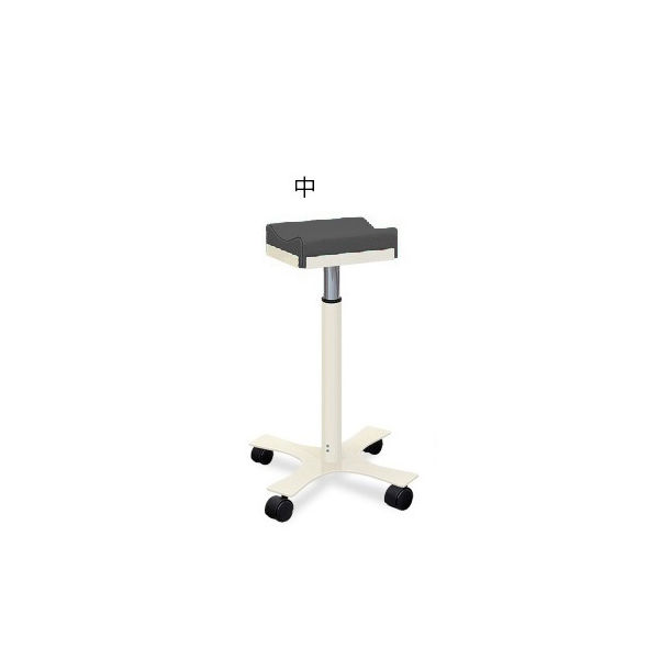 高田ベッド製作所 CX上肢台(中) 高さ56~76cm(10段階調節) 黒 TB-886-02 1台 62-8632-66（直送品）