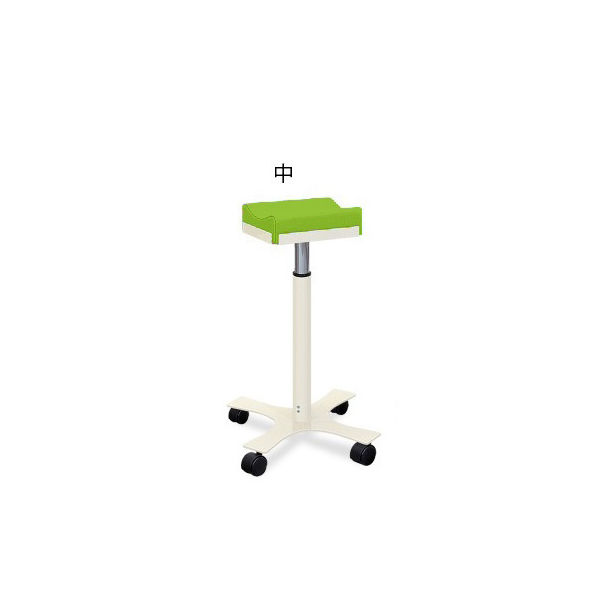 高田ベッド製作所 CX上肢台(中) 高さ56~76cm(10段階調節) 抹茶 TB-886-02 1台 62-8632-74（直送品）