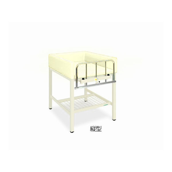 S型オムツ交換台(縦型) 幅55(全幅65)×奥行75(全奥行80)×高さ85(全高103)cm クリーム TB-722-01 1台（直送品）