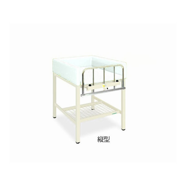 S型オムツ交換台(縦型) 幅55(全幅65)×奥行80(全奥行85)×高さ85(全高103)cm 白 TB-722-01 1台（直送品）
