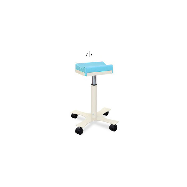 高田ベッド製作所 CX上肢台(小) 高さ46~56cm(5段階調節) スカイブルー TB-886-01 1台 62-8632-57（直送品）