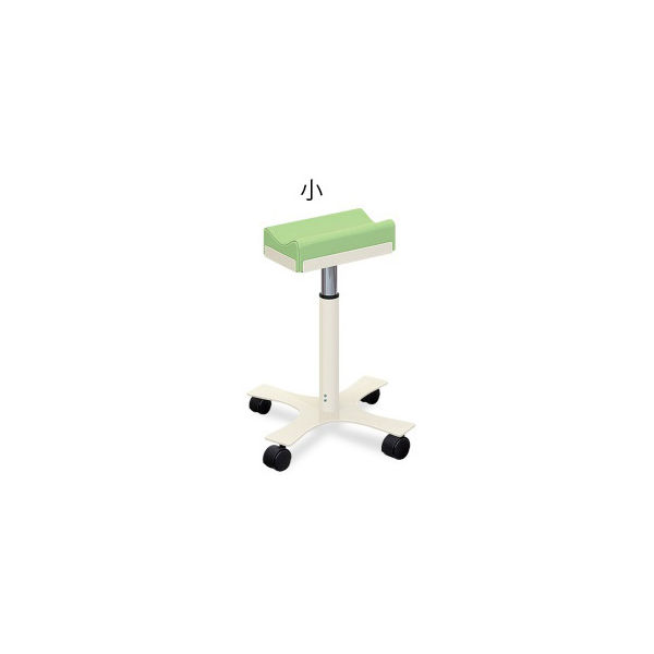 高田ベッド製作所 CX上肢台(小) 高さ46~56cm(5段階調節) ライムグリーン TB-886-01 1台 62-8632-61（直送品）