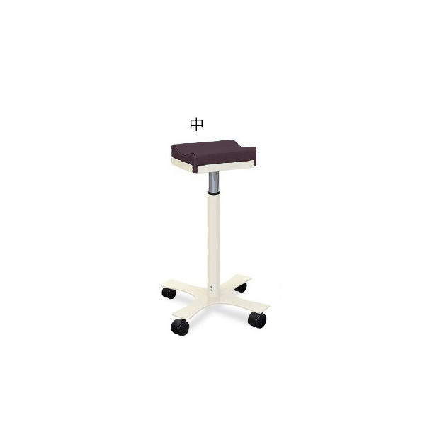 高田ベッド製作所 CX上肢台(中) 高さ56~76cm(10段階調節) 茶 TB-886-02 1台 62-8632-67（直送品）