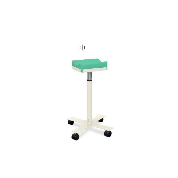 高田ベッド製作所 CX上肢台(中) 高さ56~76cm(10段階調節) ライトグリーン TB-886-02 1台 62-8632-68（直送品）