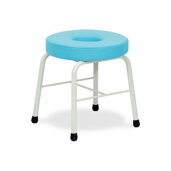 高田ベッド製作所 ドーナツチェアー 座面直径41×座高47cm レッド TB-89 1個 63-2735-74（直送品）