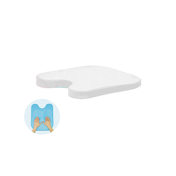 高田ベッド製作所 薄型ケアーバスト 幅42×奥行40×高さ3/8cm 白 TB-77C-73 1個 63-0986-11（直送品）