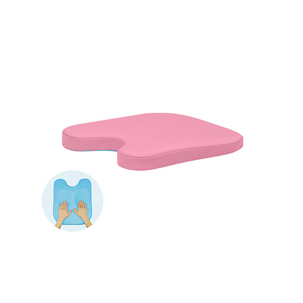 高田ベッド製作所 薄型ケアーバスト 幅42×奥行40×高さ3/8cm ピンク TB-77C-73 1個 63-0986-17（直送品）
