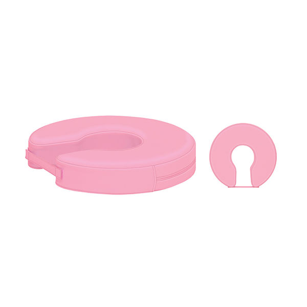 高田ベッド製作所 U型クッション 直径41×高さ7cm 白 TB-77C-118 1個 63-0987-45（直送品）