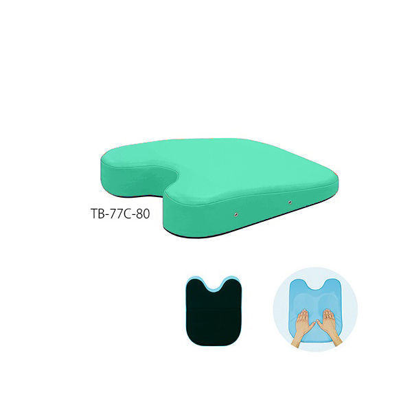 高田ベッド製作所 ケアーバストップ 幅42×奥行50×高さ3/11cm ライトグリーン TB-77C-80 1個 63-0985-42（直送品）