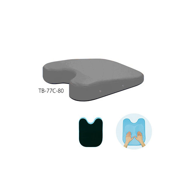 高田ベッド製作所 ケアーバストップ 幅42×奥行50×高さ3/11cm グレー TB-77C-80 1個 63-0985-46（直送品）