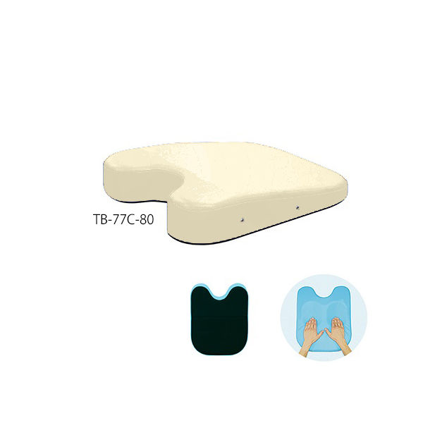 高田ベッド製作所 ケアーバストップ 幅42×奥行50×高さ3/11cm クリーム TB-77C-80 1個 63-0985-50（直送品）