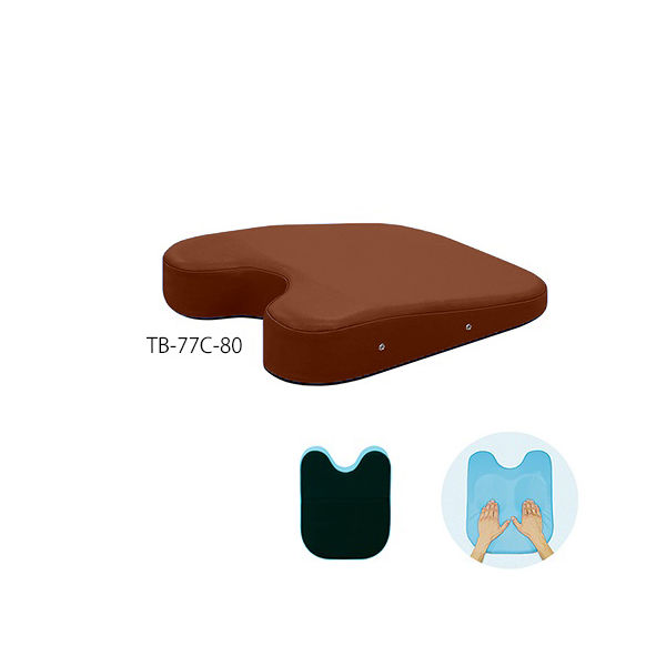 高田ベッド製作所 ケアーバストップ 幅42×奥行50×高さ3/11cm ライトブラウン TB-77C-80 1個 63-0985-54（直送品）