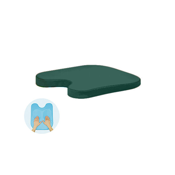 高田ベッド製作所 薄型ケアーバストップ 幅42×奥行40×高さ3/8cm メディグリーン TB-77C-143 1個 63-0985-88（直送品）