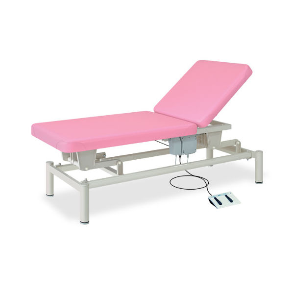 高田ベッド製作所 有孔電動リクライト 幅70×長さ190×高さ45~83cm オレンジ TB-479U 1個 63-2706-11（直送品）