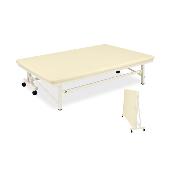 ベンダーホーム 設置時/幅120×長さ180×高さ45cm(収納時/幅50×長さ180×高さ134cm) ライトブラウン TB-1181（直送品）