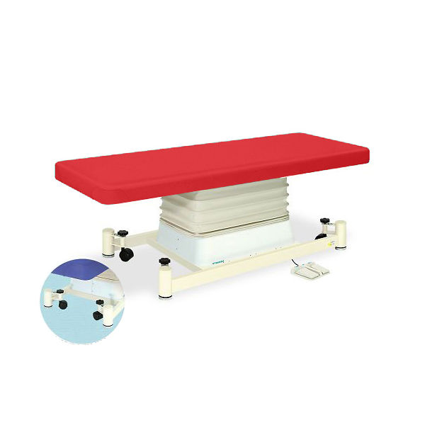 高田ベッド製作所 垂直電動SCタイプ 幅70×長さ190×高さ46~79cm レッド TB-728 1個 63-0353-95（直送品）