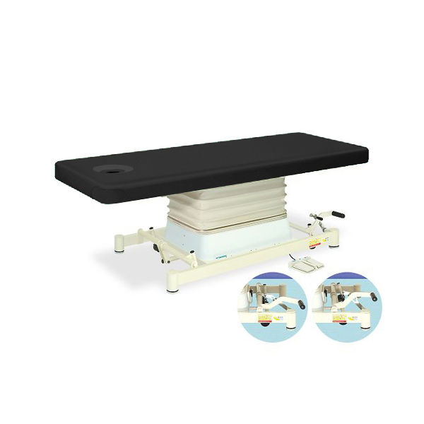 高田ベッド製作所 有孔垂直電動SPタイプ 幅65×長さ190×高さ48~81cm 黒 TB-730 1個 63-0356-71（直送品）