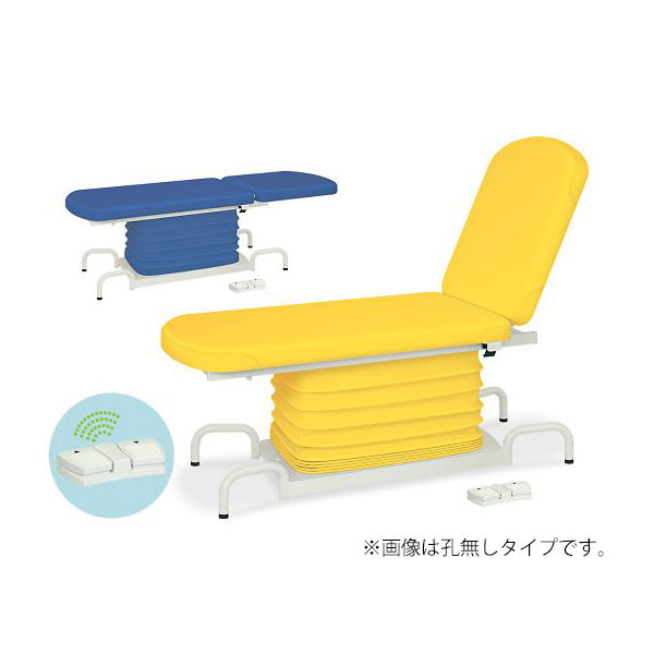 高田ベッド製作所 有孔電動マイスターL 幅70×長さ180×高さ46~78cm クリーム TB-1375U 1個 63-0363-54（直送品）