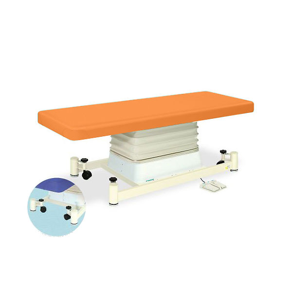 高田ベッド製作所 垂直電動SCタイプ 幅60×長さ180×高さ46~79cm オレンジ TB-728 1個 63-0352-96（直送品）