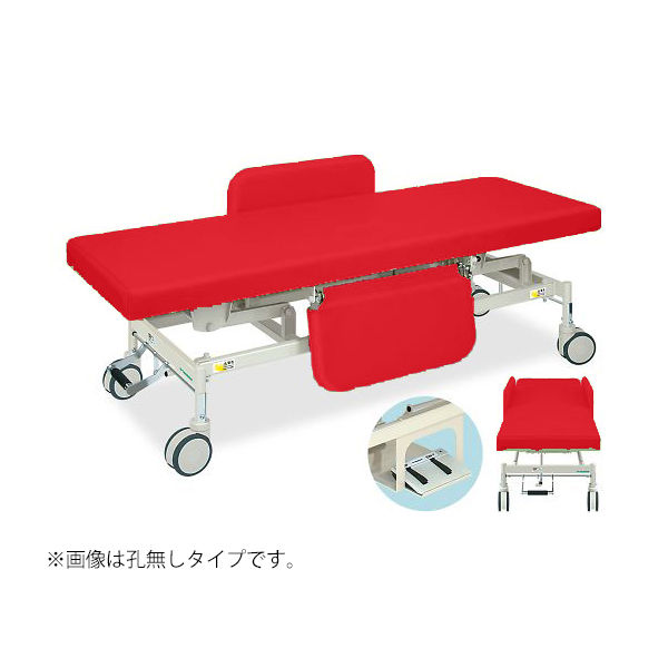 高田ベッド製作所 電動Gカイザー 幅60×長さ180×高さ45~83cm レッド TB-1125 1個 63-0382-94（直送品）