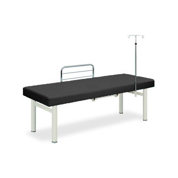 高田ベッド製作所 ナース 幅65×長さ180×高さ60cm 黒 TB-335 1個 63-0397-21（直送品）
