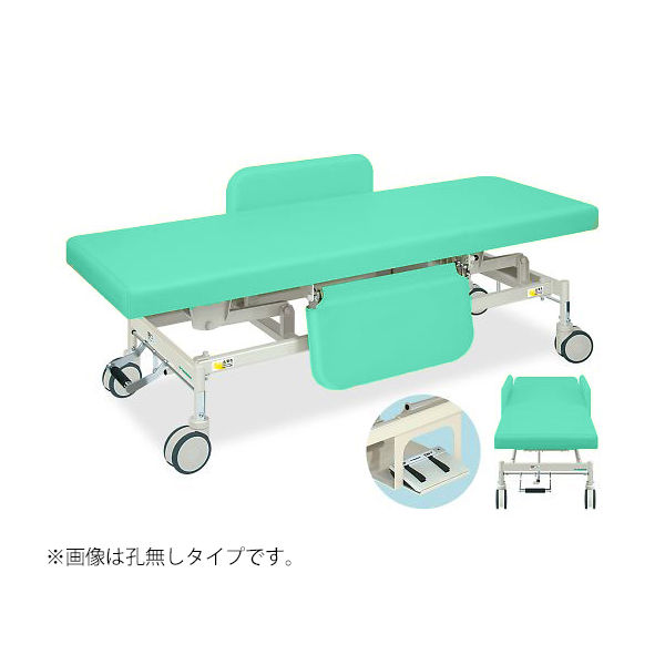 高田ベッド製作所 電動Gカイザー 幅60×長さ180×高さ45~83cm ライトグリーン TB-1125 1個 63-0382-81（直送品）