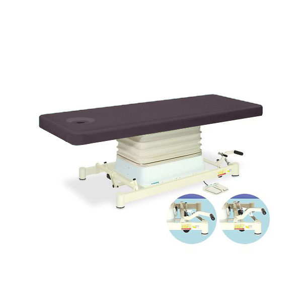 高田ベッド製作所 有孔垂直電動SPタイプ 幅60×長さ180×高さ48~81cm 茶 TB-730 1個 63-0356-18（直送品）