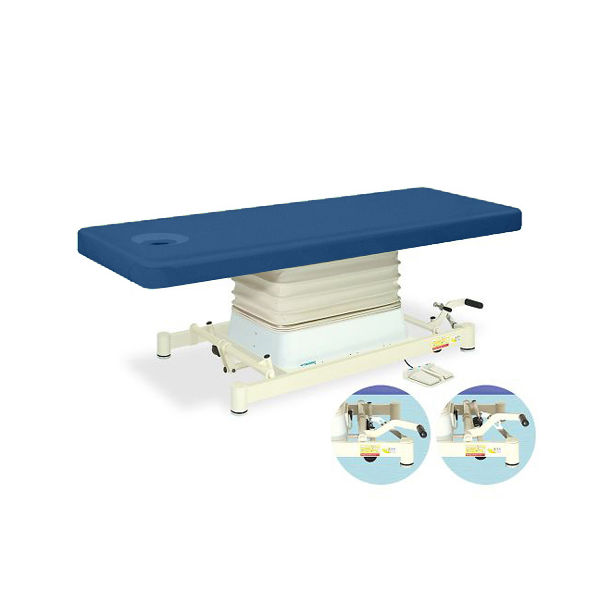 高田ベッド製作所 有孔垂直電動SPタイプ 幅70×長さ190×高さ48~81cm メディブルー TB-730 1個 63-0357-19（直送品）