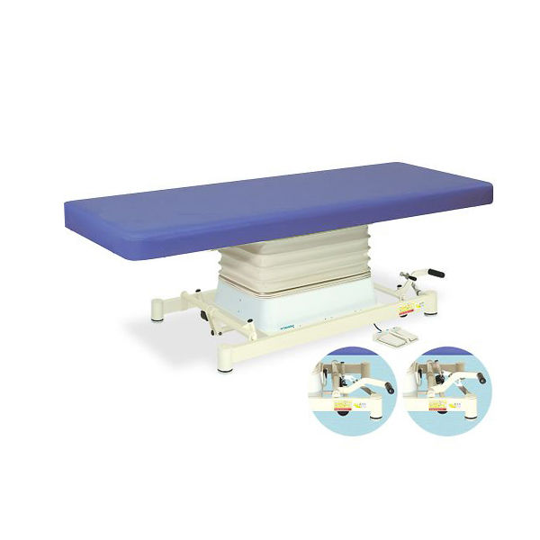 高田ベッド製作所 垂直電動SPタイプ 幅65×長さ180×高さ48~81cm ライトブルー TB-730 1個 63-0355-47（直送品）