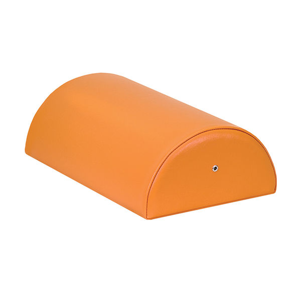 高田ベッド製作所 カラー半円マクラ(大) 幅37×奥行27×高さ12cm アイボリー TB-77C-07 1個 63-0187-41（直送品）