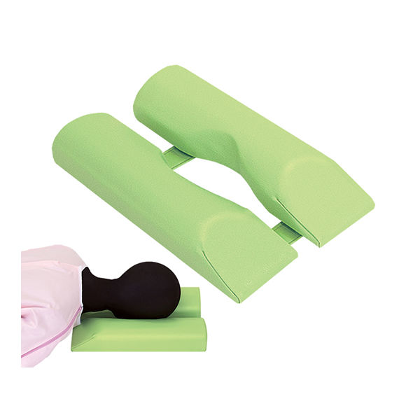 高田ベッド製作所 フェイサー 幅11×奥行40×高さ7cm(×2) ライムグリーン TB-77C-163 1個 63-0189-15（直送品）