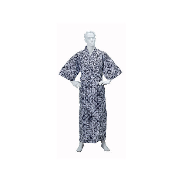 神戸生絲 紳士スタンダード ガーゼねまき(付袖) M No.38 1枚 63-1285-39（直送品）