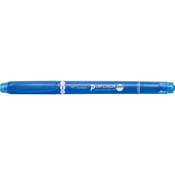 トンボ鉛筆 水性サインペンプレイカラードット ブルー WS-PD16 5本（直送品）
