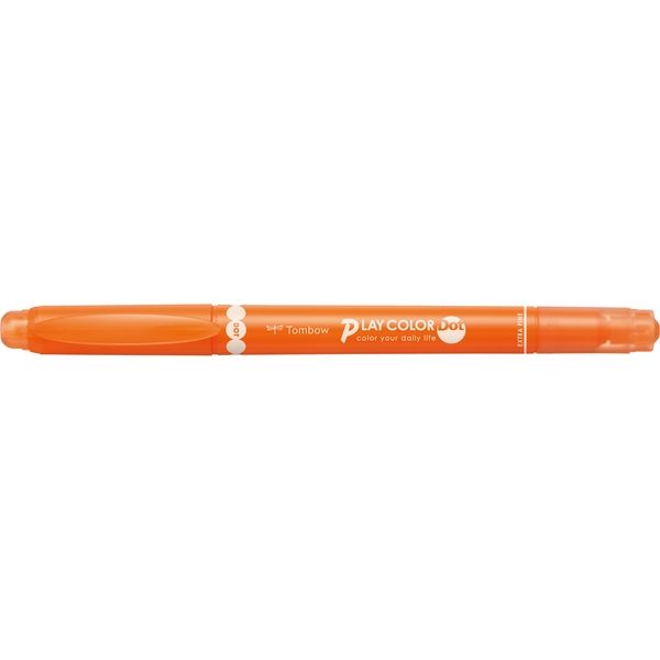 トンボ鉛筆 水性サインペンプレイカラードット オレンジ WS-PD27 5本（直送品）