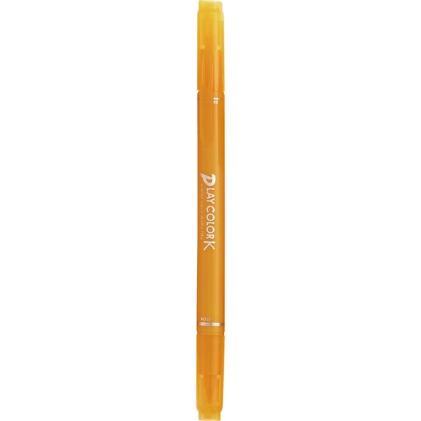 トンボ鉛筆 水性サインペンプレイカラーＫ　山吹色 WS-PK04 1セット（5本）