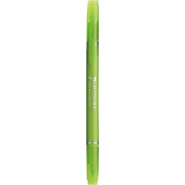 トンボ鉛筆 水性サインペンプレイカラーＫ　ライムグリーン WS-PK50 1セット（5本）