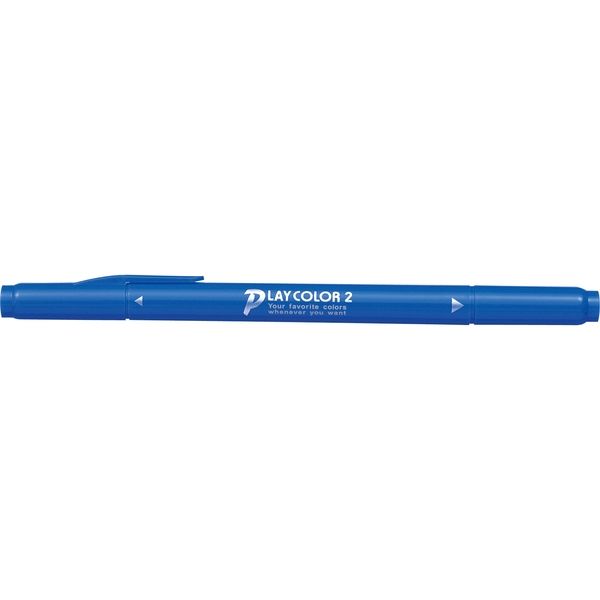 トンボ鉛筆 水性サインペンプレイカラー２　フレンチブルー WS-TP45 1セット（5本）