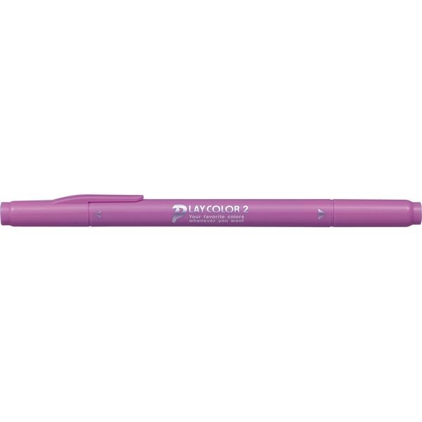トンボ鉛筆 水性サインペンプレイカラー2 きょう紫 WS-TP56 5本（直送品）