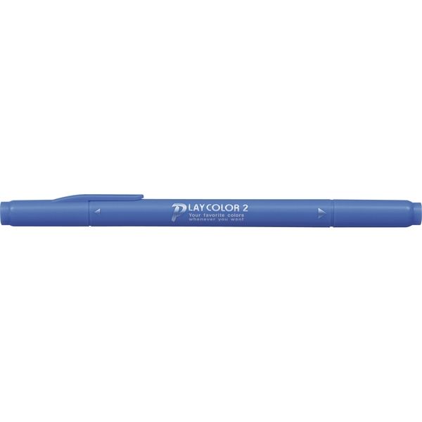 トンボ鉛筆 水性サインペンプレイカラー2 りんどう色 WS-TP65 1セット(5本)