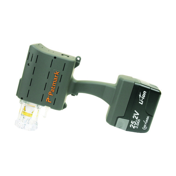 トーチョーマーキン 刻印機 Patmarkーmini バッテリーセット ブラック PM-MINI-BA-BK 1式（直送品）