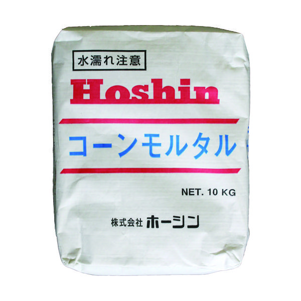 ホーシン Hoshin 建築・内装用補修剤 コーンモルタル Pコン穴埋め専用 10kg グレー CORN10 1袋 125-1796（直送品）