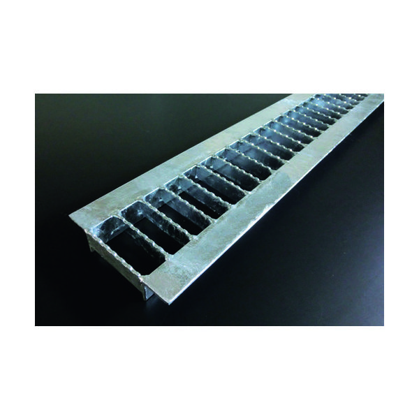 奥岡製作所 奥岡 スチール製 U字溝用 グレーチング 溝幅90用 並目 ノンスリップ OKUN-3 9-19 1枚 137-1959（直送品）