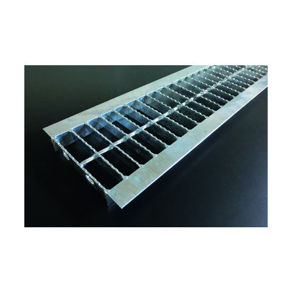奥岡製作所 奥岡 スチール製 U字溝用 グレーチング 溝幅240用 並目 ノンスリップ OKUN-3 24-19 1枚 137-1965（直送品）