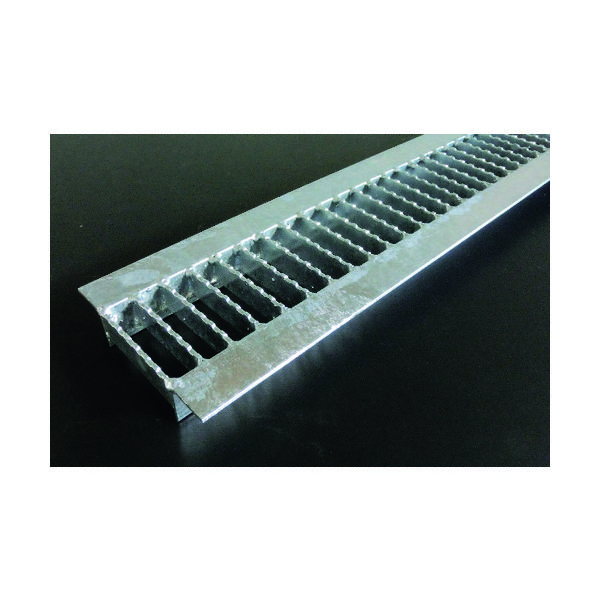 奥岡製作所 奥岡 スチール製 U字溝用 グレーチング 溝幅90用 中間目 ノンスリップ OKUN-M3 9-19 1枚 137-1980（直送品）