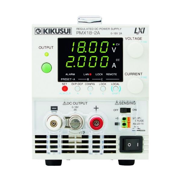 菊水電子工業 菊水電子 コンパクト直流安定化電源 PMX―Aシリーズ PMX500-0.1A 1台 160-6250（直送品）