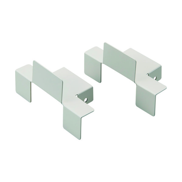 トラスコ中山 TRUSCO スタンダード書庫用転倒防止金具 中間2連用連結板2個セット WTK-3 1セット(2個) 160-7179（直送品）