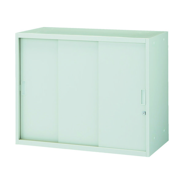 トラスコ中山 TRUSCO ユニット型壁面書庫 D400 スチール引違い3枚戸 H720 W色 UFSSW-7 1台 161-2538（直送品）